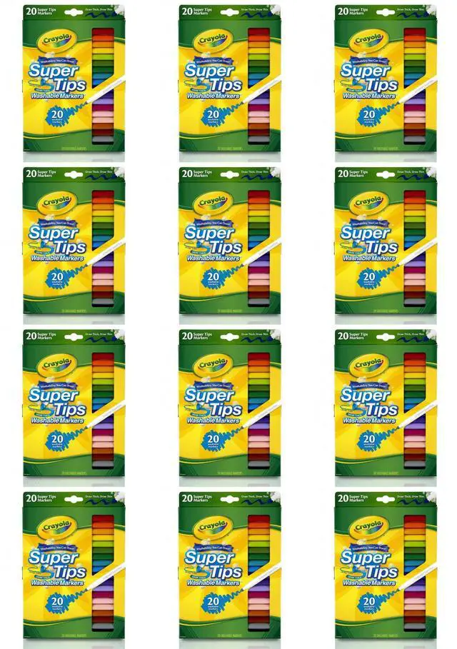 Alt view image 4 of 4 - Crayola Super Tips Washable Markers For Kids (1-Pack / 1)