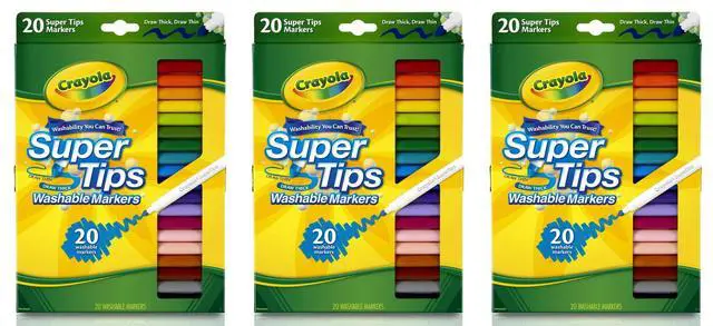 Alt view image 2 of 4 - Crayola Super Tips Washable Markers For Kids (1-Pack / 1)