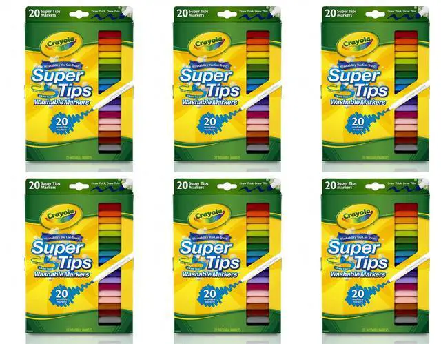 Alt view image 3 of 4 - Crayola Super Tips Washable Markers For Kids (1-Pack / 1)