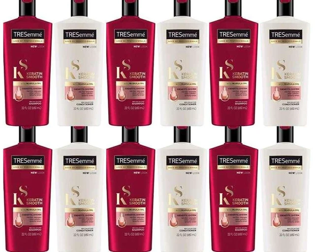 Alt view image 4 of 4 - Tresemme Keratin Smooth Shampoo And Conditioner Set (12-Pack)