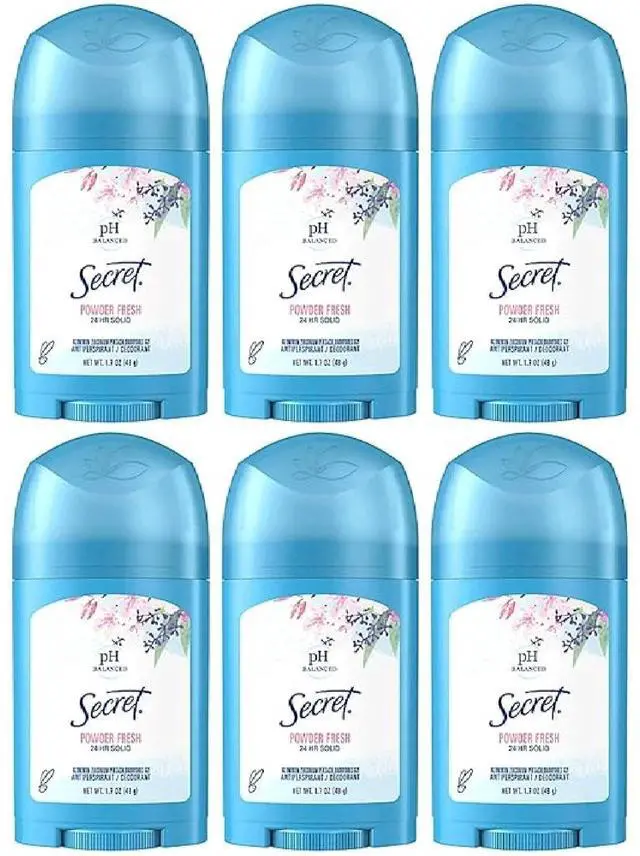 Main image of Secret Wide Solid Antiperspirant Deodorant Powder Fresh 1.7 oz (6-Pack)