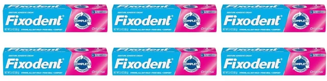 Main image of Fixodent Denture Adhesive 2.4 oz (6-Pack)