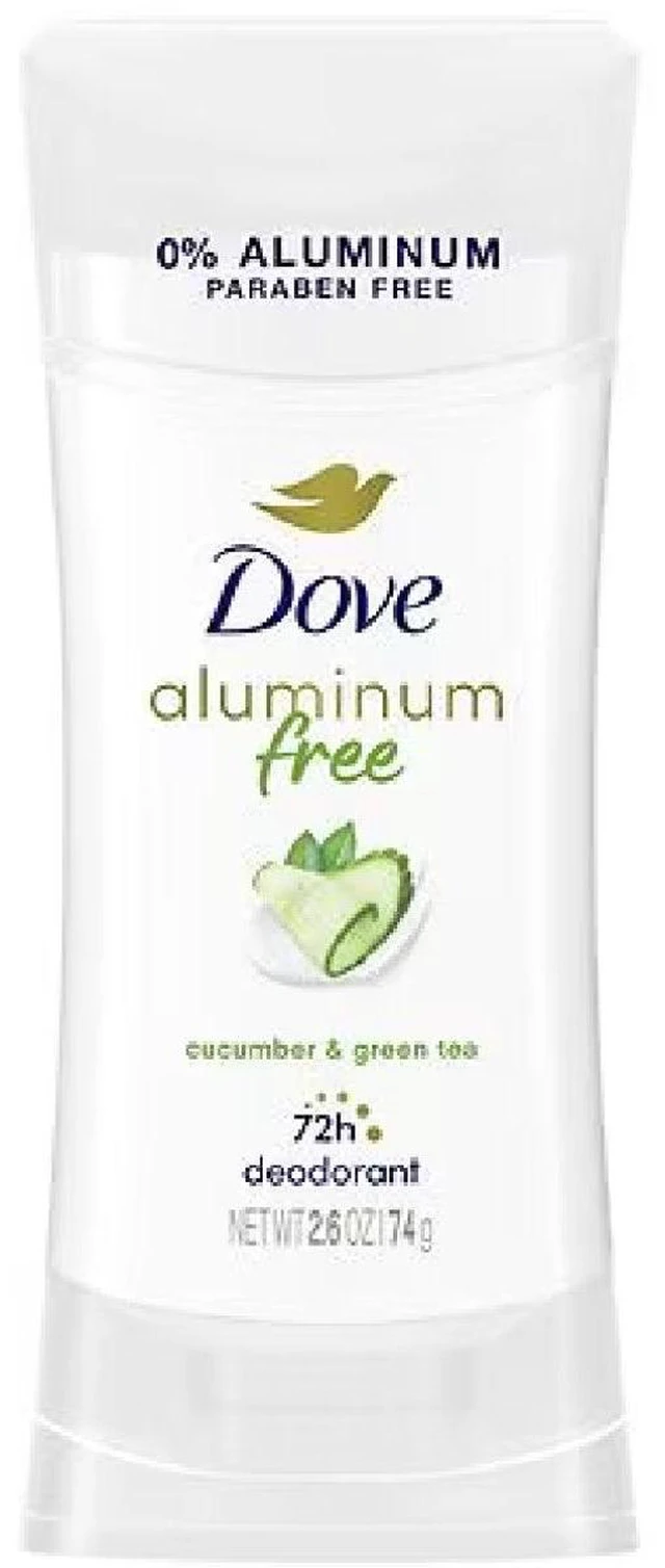 Main image of Dove Aluminum Free Deodorant Stick Cucumber Green Tea 2.6 oz