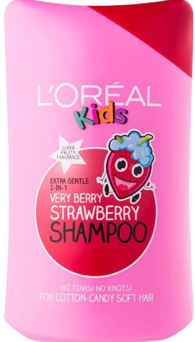 Alt view image 2 of 2 - L'Oreal Kids Very Berry Strawberry Shampoo 250 ml (3-Pack)