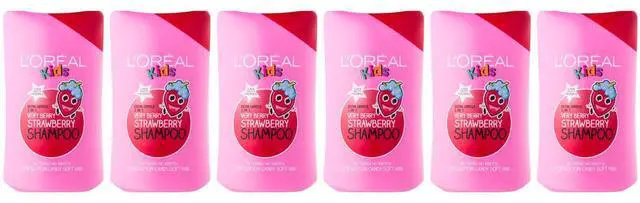 Main image of L'Oreal Kids Very Berry Strawberry Shampoo 250 ml (6-Pack)