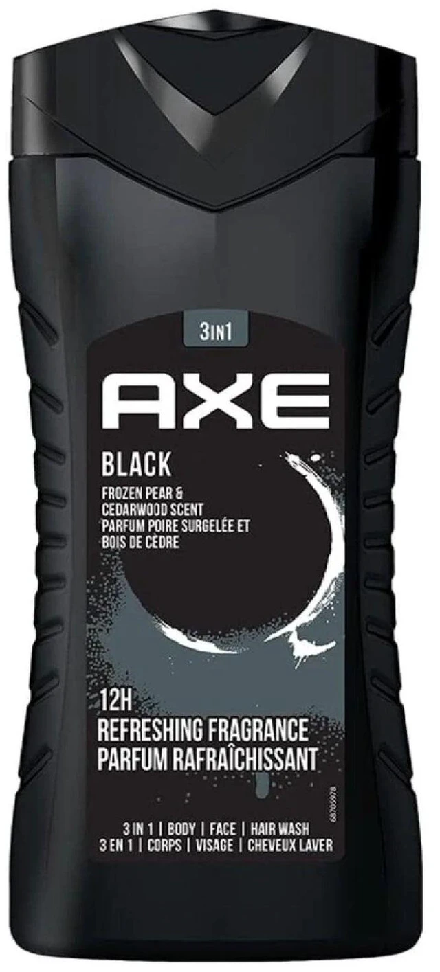 Main image of Axe Black 3-in-1 Body Wash 8.4 oz