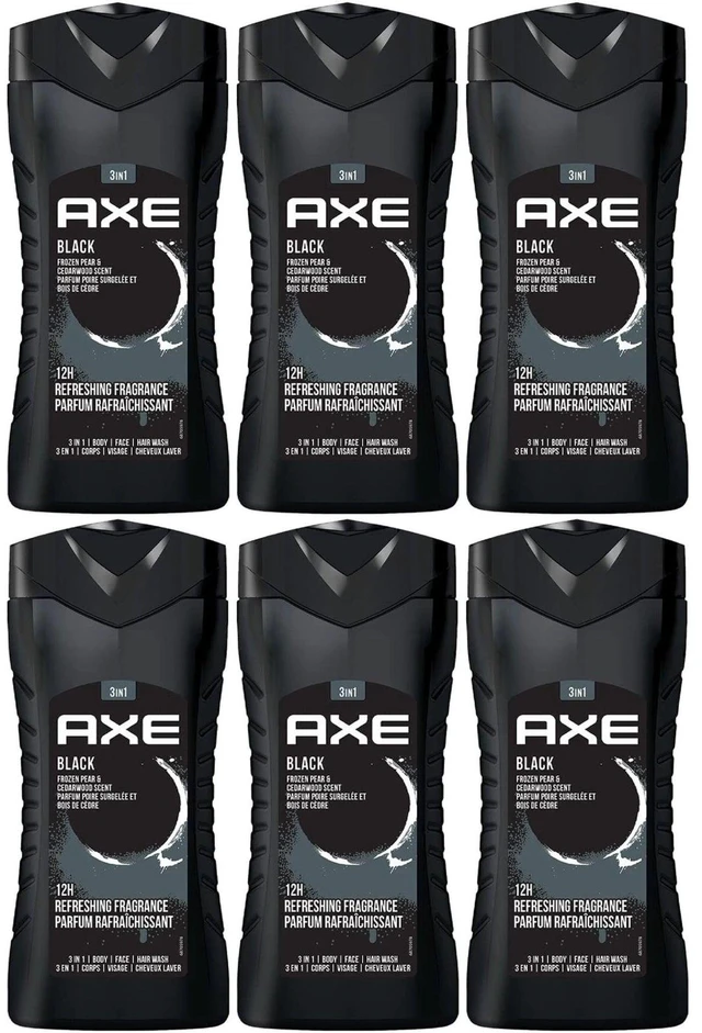 Alt view image 3 of 3 - Axe Black 3-in-1 Body Wash 8.4 oz