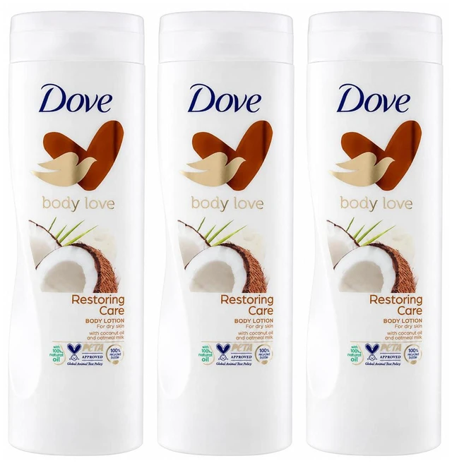 Alt view image 2 of 3 - Dove Restoring Care Body Lotion 400 ml