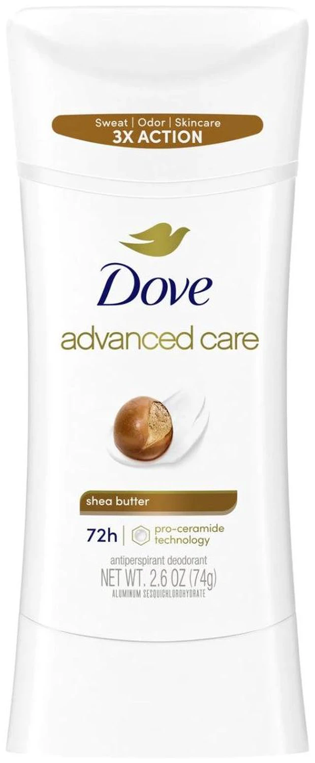 Main image of Dove Advanced Care Shea Butter Antiperspirant Deodorant Stick 2.6 oz
