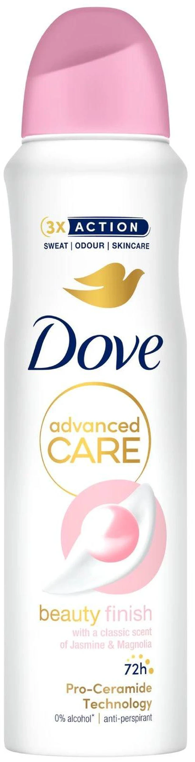 Main image of Dove Beauty Finish Antiperspirant Deodorant Spray 150 ml (3-Pack)