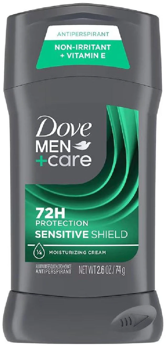 Main image of Dove Men+Care Sensitive Shield Antiperspirant Deodorant Stick 2.6 oz (3-Pack)