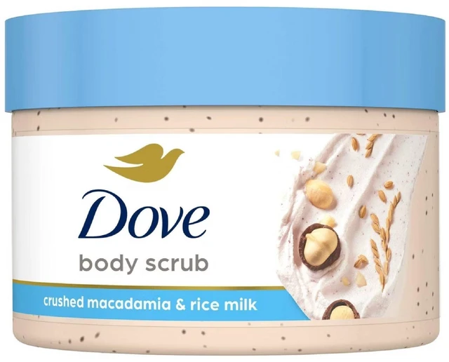 Main image of Dove Scrub Macadamia & Rice Milk Nourishes Skin 10.5 oz