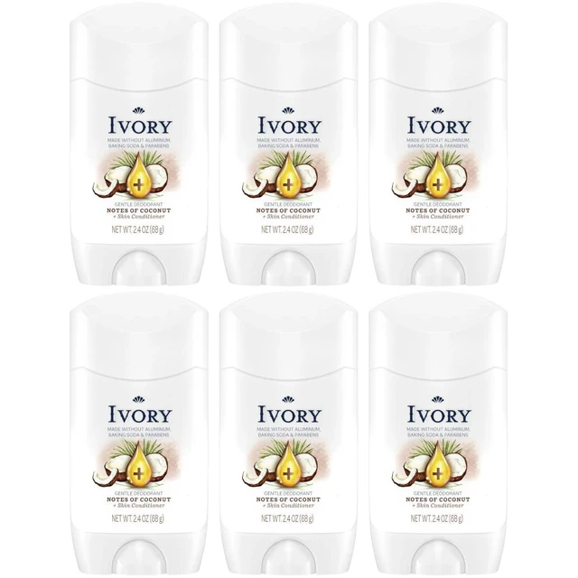 Alt view image 3 of 3 - Ivory Gentle Coconut Deodorant 2.4 oz