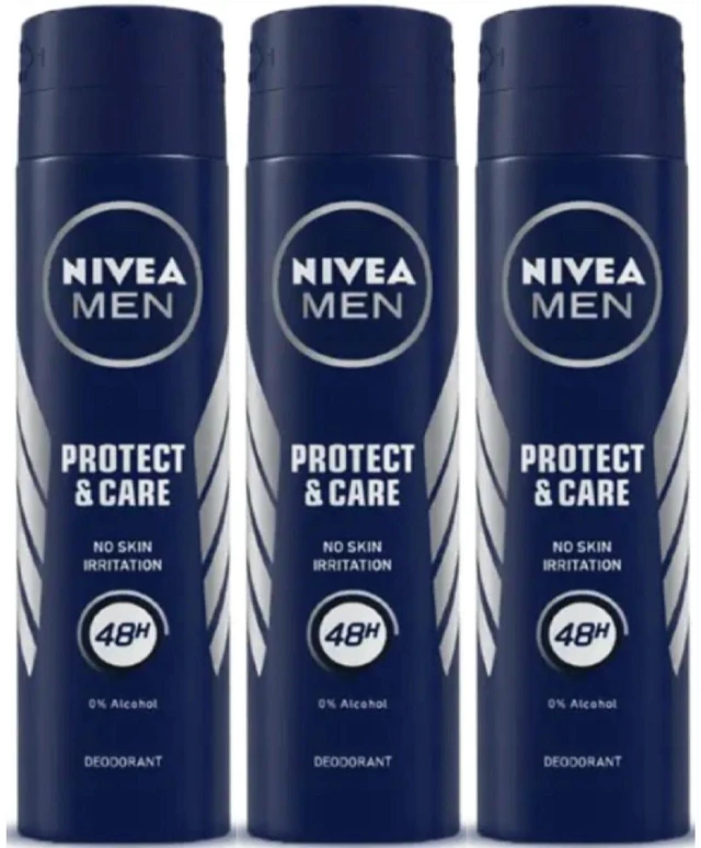 Alt view image 2 of 2 - Nivea Men Protect & Care Deodorant Spray 150 ml