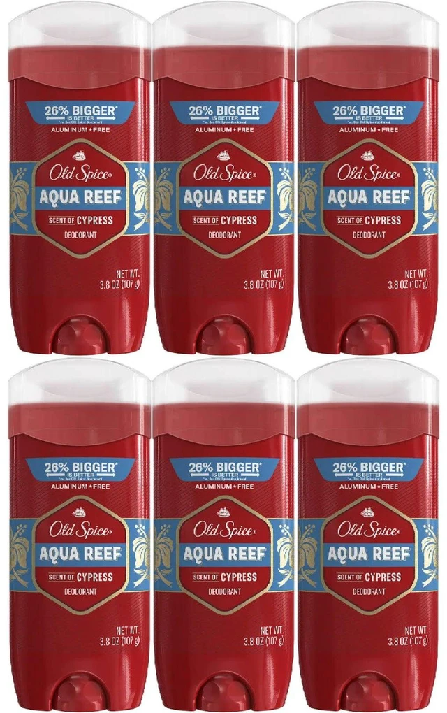 Alt view image 3 of 3 - Old Spice Aqua Reef Deodorant 3.8 oz