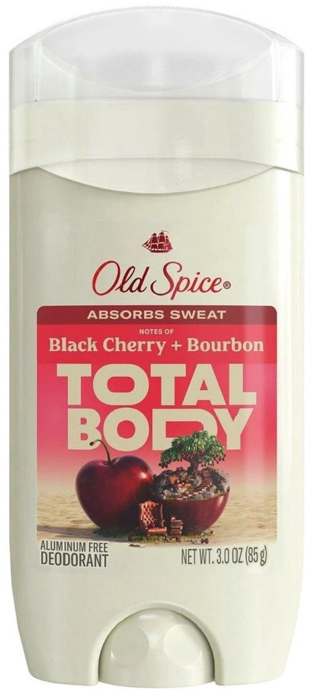 Main image of Old Spice Total Body Deodorant Black Cherry & Bourbon 3 oz (3-Pack)