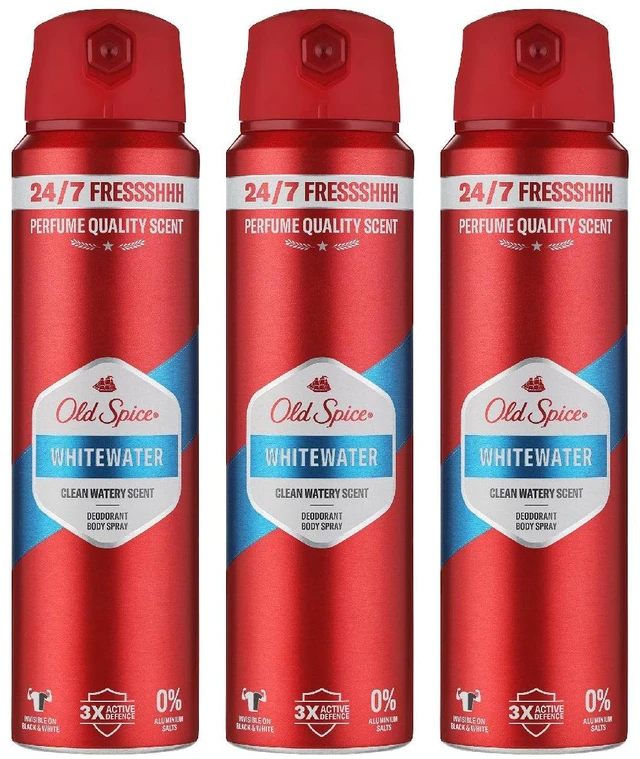 Alt view image 2 of 3 - Old Spice Whitewater Deodorant Body Spray 150 ml (3-Pack)
