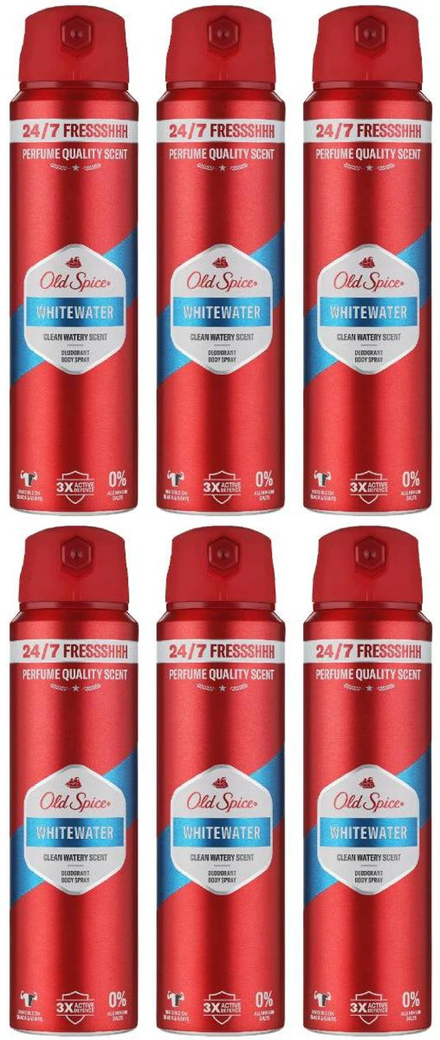 Alt view image 3 of 3 - Old Spice Whitewater Deodorant Body Spray 150 ml (3-Pack)