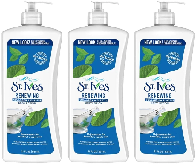 Alt view image 2 of 3 - St Ives Body Lotion Renewing Collagen & Elastin 21 oz