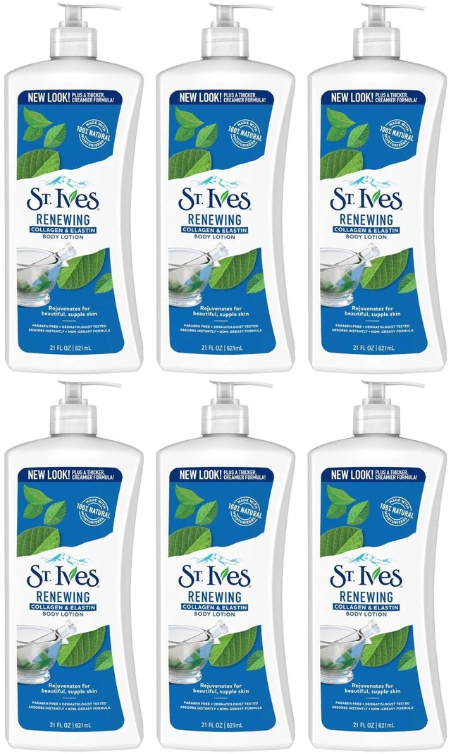 Alt view image 3 of 3 - St Ives Body Lotion Renewing Collagen & Elastin 21 oz