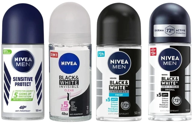 Main image of Nivea Roll-On Deodorant Bundle - 4 Scent Variety (4 Pack)