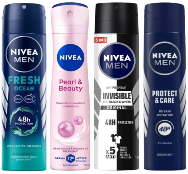 Main image of Nivea Bundle - Fresh Ocean + Protect & Care + Black & White + Pearl & Beauty