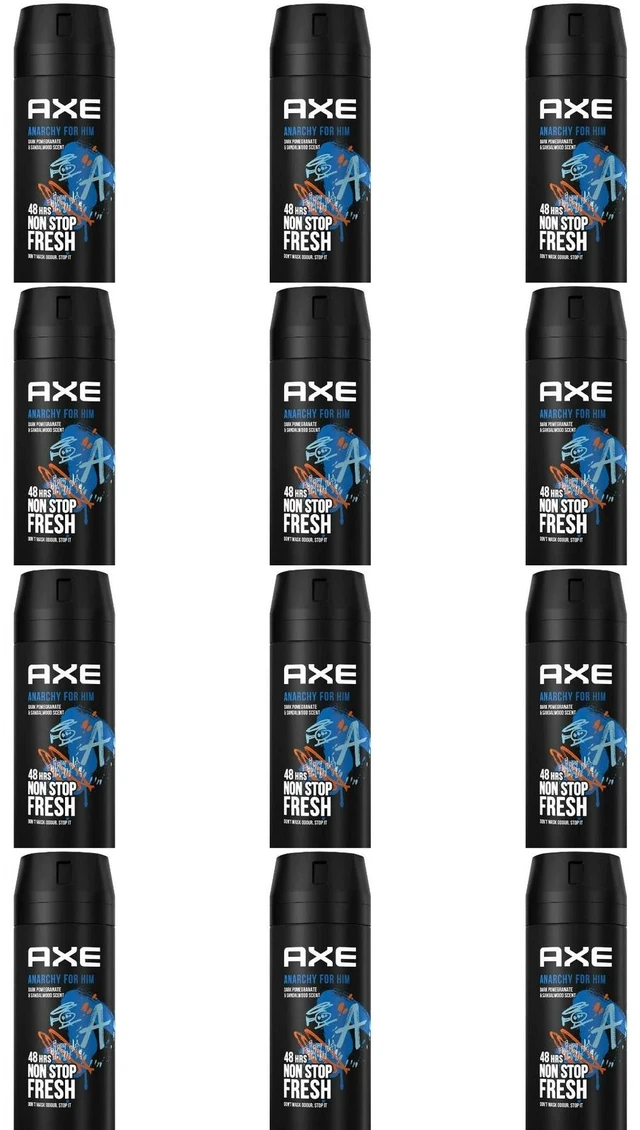 Main image of Axe Deodorant Body Spray, Anarchy, 5.07 oz (12 Pack)