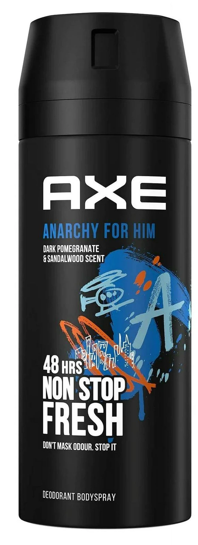 Main image of Axe Deodorant Body Spray, Anarchy, 5.07 oz