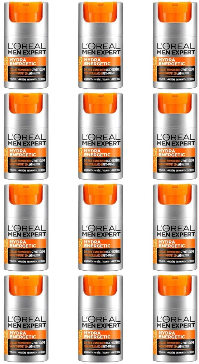 Main image of Loreal Paris Men Expert Hydra Energetic Daily Anti-Fatigue Moisturizing Lotion, 1.6 oz (12 Pack)