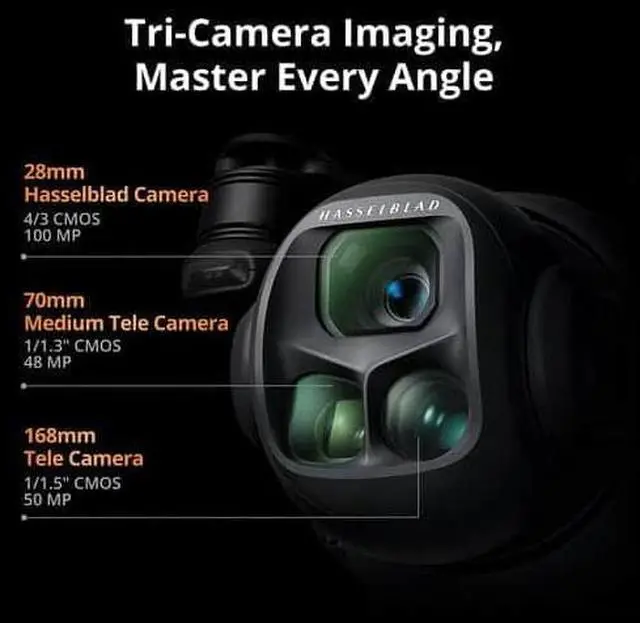 Alt view image 6 of 7 - DJI Mavic 4 Pro Drone with 100MP Hasselblad Camera 30KM 3D View Mode 4K Video 51-min Flight Time 4/3 CMOS HD Video