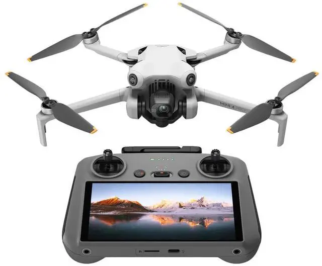 Main image of DJI Mini 4 Pro (DJI RC 2), Drones with Camera for Adults 4K, Under 0.549 lbs/249 g, 34 Mins Flight Time, 20km Max Video Transmission Distance, Omnidirectional Vision Sensing, Mini Drone for Beginners