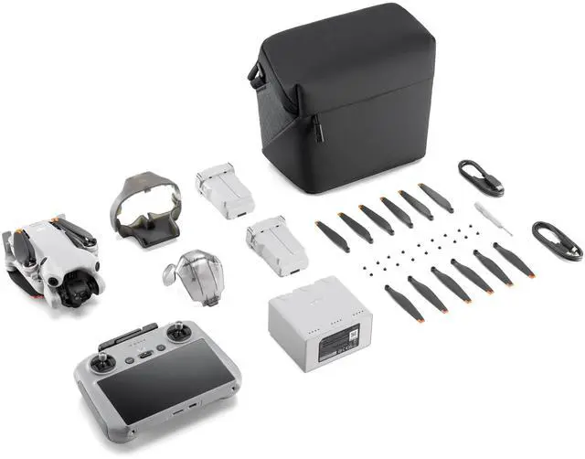 Alt view image 5 of 7 - DJI Mini 4 Pro Fly More Combo Plus with DJI RC 2, Drones with Camera for Adults 4K, 3 Intelligent Flight Battery Plus for up to 135 Mins Flight Time, Smart Return to Home, Drone for Beginners