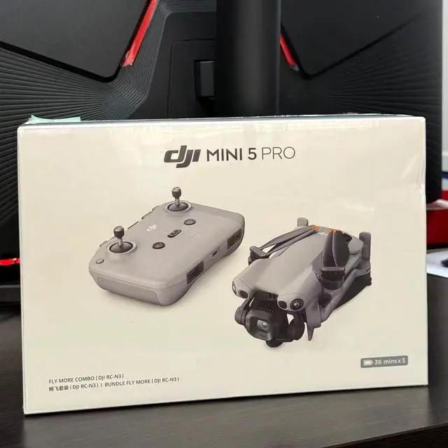 Alt view image 2 of 7 - DJI Mini 5 Pro Fly More Combo with DJI RC-N3, Drone with Camera, 1-Inch CMOS, 4K Drone for Beginners with Omnidirectional Obstacle Sensing, ActiveTrack 360°, 225° Gimbal Rotation, 3 Batteries