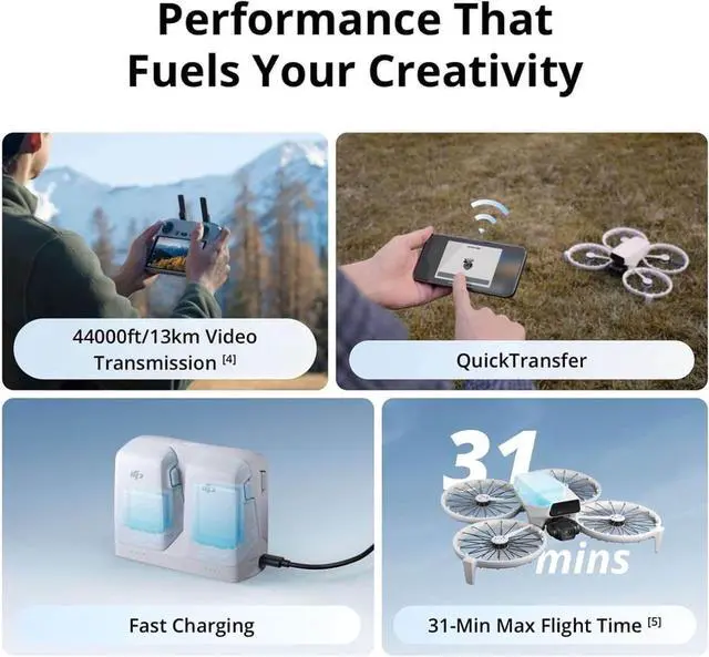 Alt view image 7 of 7 - DJI Flip Fly More Combo With RC 2 Screen Remote Controller, Drone With 4K UHD Camera for Adults, Palm Takeoff, Auto Return, Intelligent Flight, 3 Batteries for 93-Min Flight Time