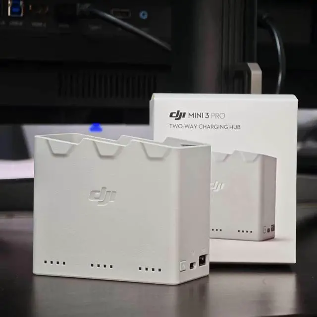 Alt view image 2 of 7 - DJI 30W USB-C Two-Way Charging Hub for Mini 3 Pro Batteries, Mobile Power Source and Convenient Battery Storage