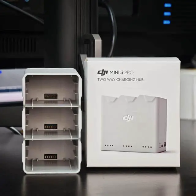 Alt view image 6 of 7 - DJI 30W USB-C Two-Way Charging Hub for Mini 3 Pro Batteries, Mobile Power Source and Convenient Battery Storage