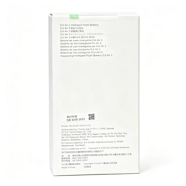 Alt view image 2 of 7 - DJI Air 3 Intelligent Flight Battery, 4241mAh, Up to 46 Mins Flight Time, Replacement Battery for DJI Air 3 Drone, US Local Stock