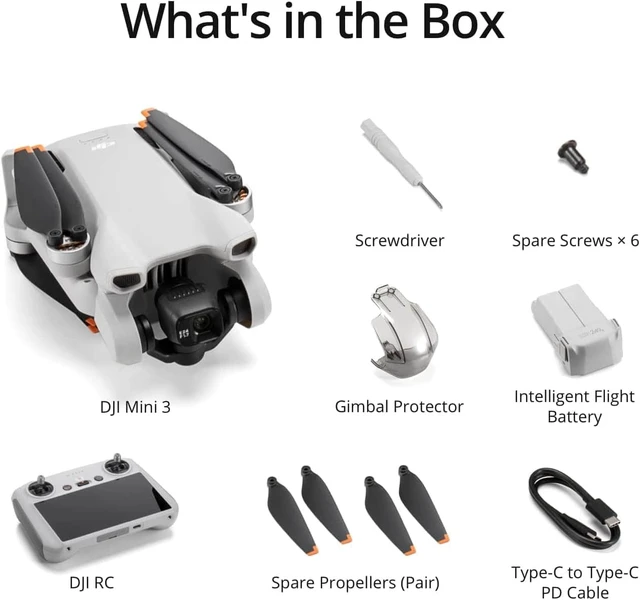 Alt view image 6 of 7 - DJI Mini 3(DJI RC), Drones with Camera for Adults 4K, 38-min Flight Time, up to 32800ft (10km) Video Transmission, True Vertical Shooting, GPS Auto Return Integrated* USA In Stock