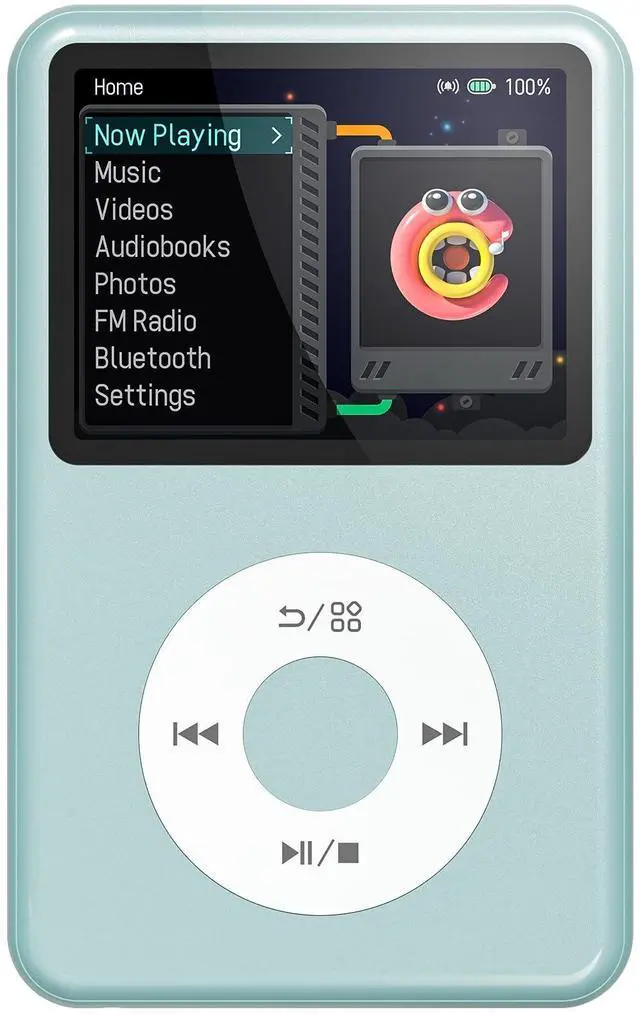 Main image of Mp3 Player with Bluetooth Innioasis Y1 Video Digital Music Player HiFi Mini Portable Kids Audiobook Mp3 2026 Nice Gift Choice Theme Upgrade Off-Green