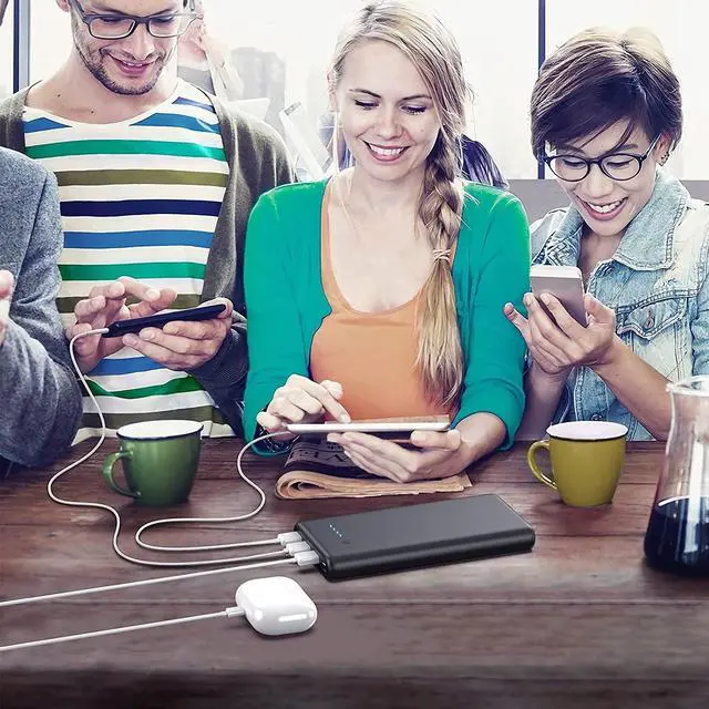 Alt view image 7 of 7 - Portable Charger 36800mAh Power Bank,PD Fast Charging USB C External Battery Pack,4 Outputs 2 Inputs Travel Essentials Portable Phone Charger for iPhone 17/16/15/14/13/12,Galaxy S24 Android Phone etc