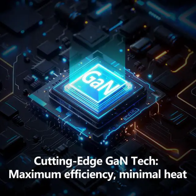 Alt view image 5 of 6 - 65W Flat GaN USB C Charger, Dual-Port Fast Wall Charger with PD 3.0 & QC 4.0, Foldable Plug Compact Power Adapter for MacBook Pro/Air, iPhone 16, iPad Pro, Samsung Galaxy S24, Steam Deck & More