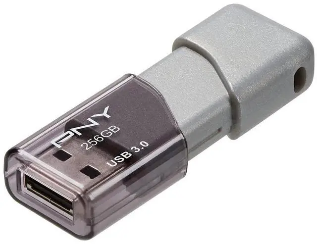 Main image of 256GB Turbo Attache 3 USB 3.0 Flash Drive,Grey (Pack of 1)
