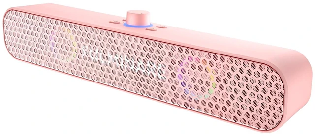 Main image of Bluetooth Speaker with 26W HD Sound, Portable Speaker Up to 30H Playtime, AUX&TF-Card&USB Input, LED Lights, Speakers Bluetooth 5.3 Wireless for Home/Party/Outdoor, Birthday Gift (Pink)