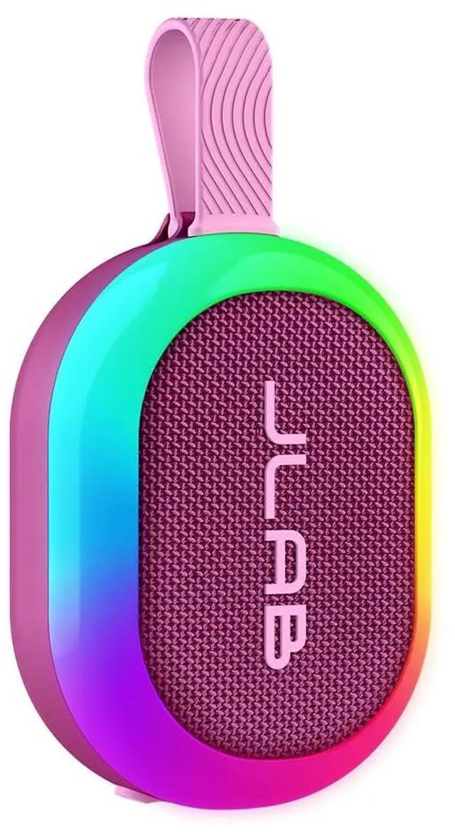 Main image of , Pop Party, Portable Bluetooth Speaker, Waterproof, RGB Lighting, LabSync, Mulberry
