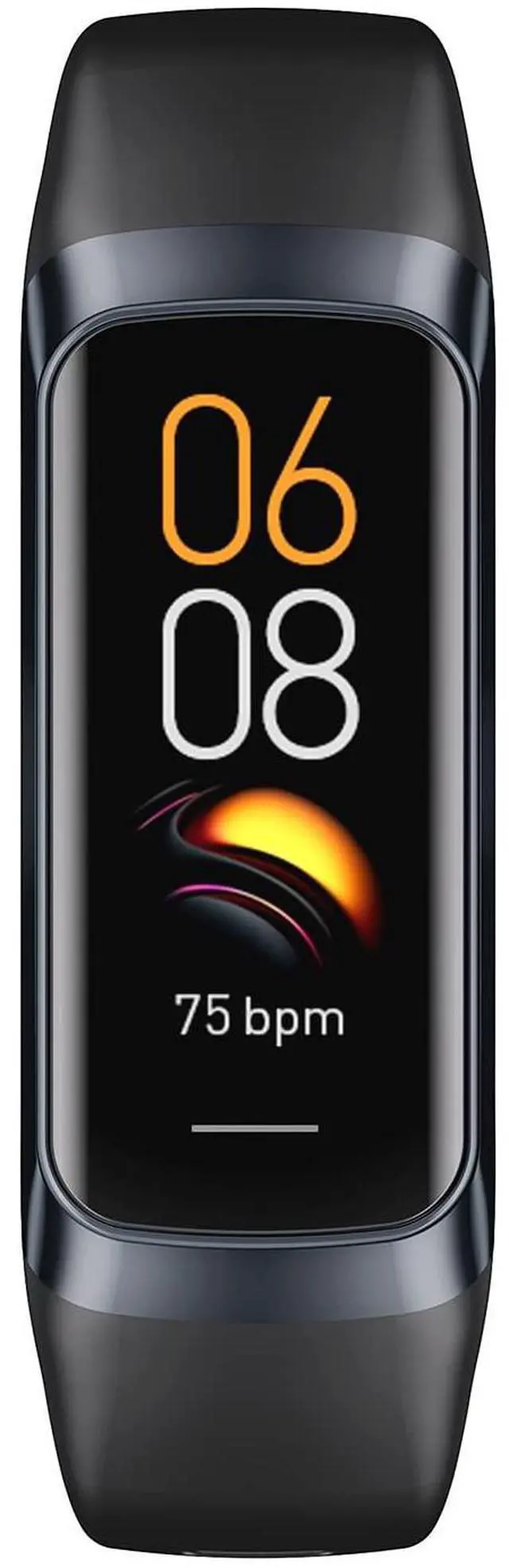 Alt view image 2 of 4 - UMEGET Fitness Tracker,1.1 Inch Color AMOLED Screen Smart Watch,25 Sports Modes Heart Rate Sleep Tracker,7 Working Days,Magnet Charging,Thermistor Sensor Bracelet (BK)