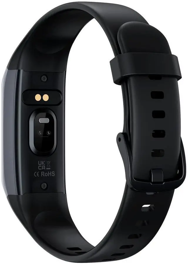 Alt view image 4 of 4 - UMEGET Fitness Tracker,1.1 Inch Color AMOLED Screen Smart Watch,25 Sports Modes Heart Rate Sleep Tracker,7 Working Days,Magnet Charging,Thermistor Sensor Bracelet (BK)