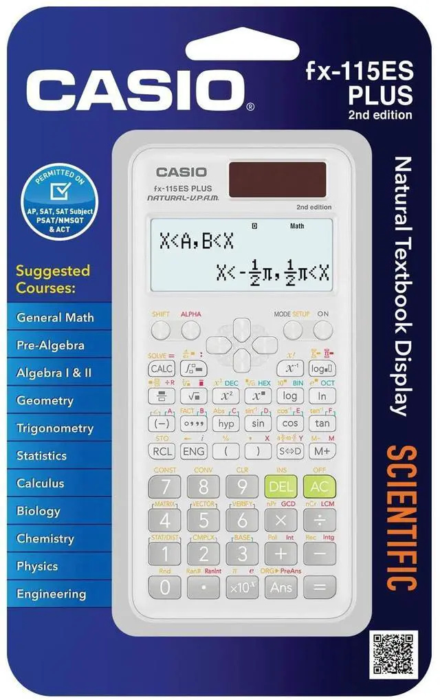 Alt view image 4 of 5 - fx-115ES Plus 2nd Edition Advanced Scientific Calculator | 280+ Functions, Natural Textbook Display | Ideal for Math, Science, Engineering & Statistics