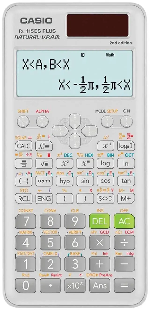 Alt view image 5 of 5 - fx-115ES Plus 2nd Edition Advanced Scientific Calculator | 280+ Functions, Natural Textbook Display | Ideal for Math, Science, Engineering & Statistics