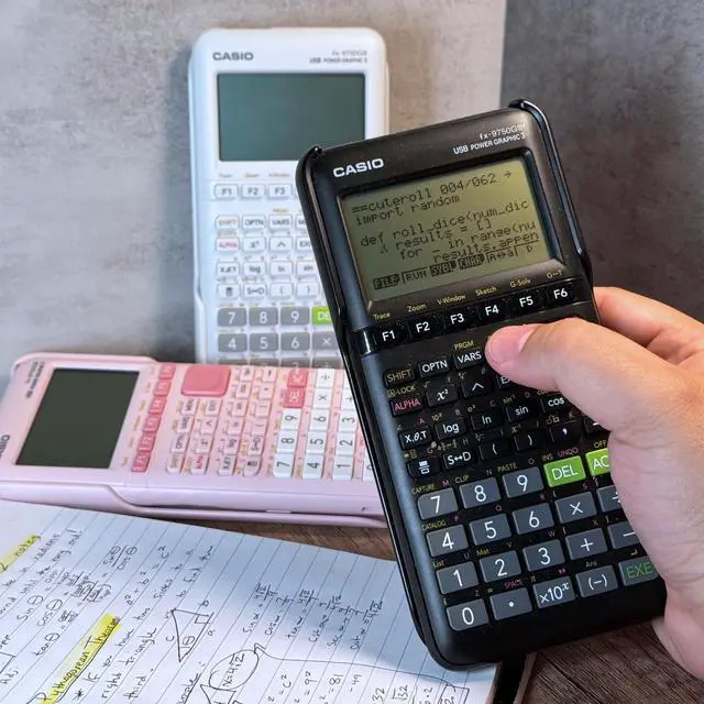 Alt view image 3 of 3 - fx-9750GIII Graphing Calculator | Natural Textbook Display | Python Programming | Ideal for Exams, STEM & Advanced Math | Black