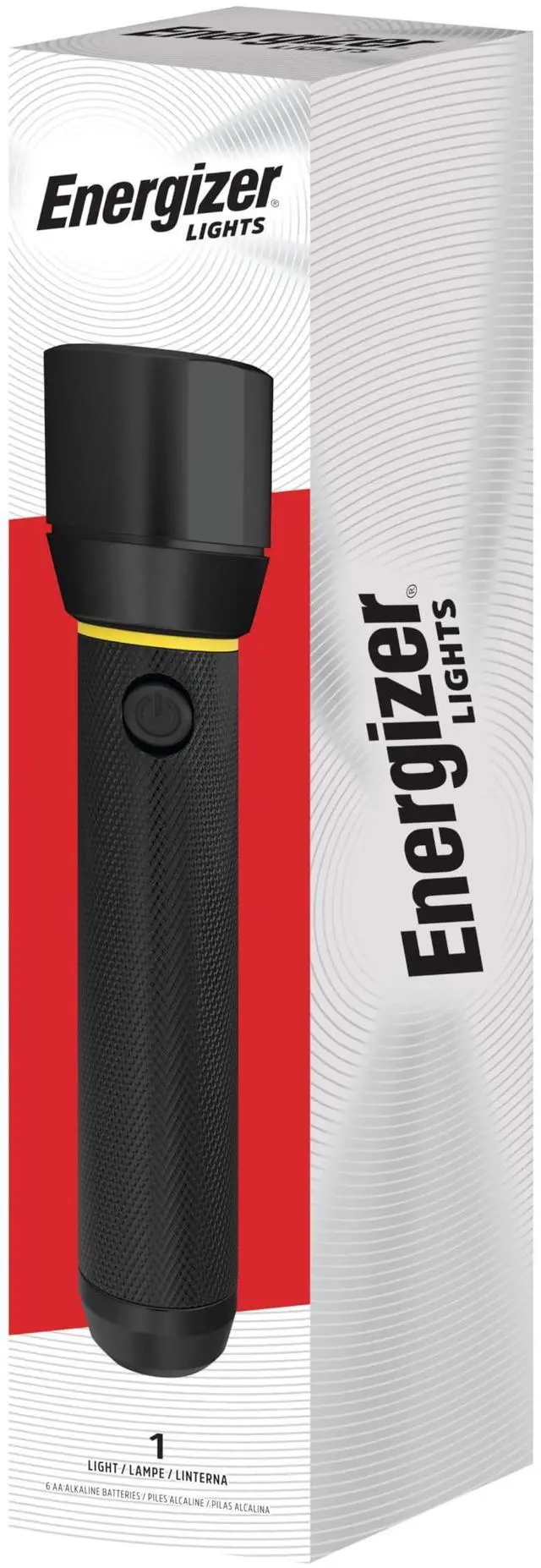 Alt view image 6 of 7 - Energizer LED Flashlight Vision PRO, Ultra Bright 1000+ Lumens, IPX4 Water Resistant, Aircraft-Grade Aluminum LED Light, Rugged Metal Flash Light for Outdoors, Emergency Power Outage, Black